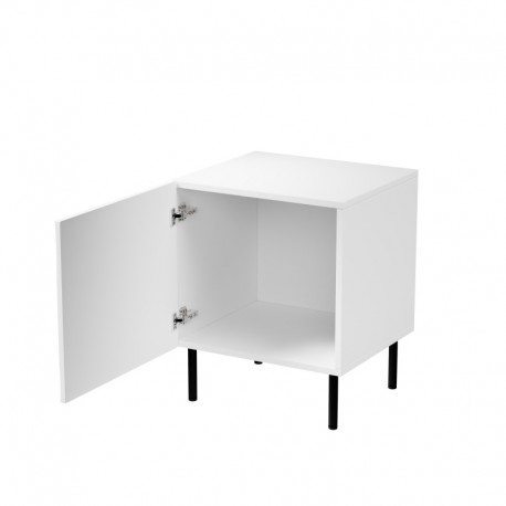 JUNGLE sengebord - Hvid mat/Hvid mat