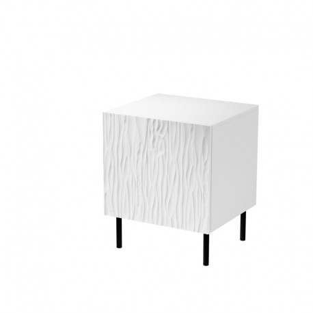JUNGLE sengebord - Hvid mat/Hvid mat