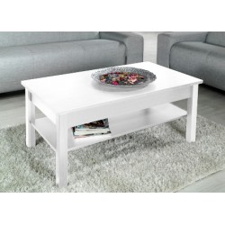 Hvidt Sofabord 110 x 60 cm