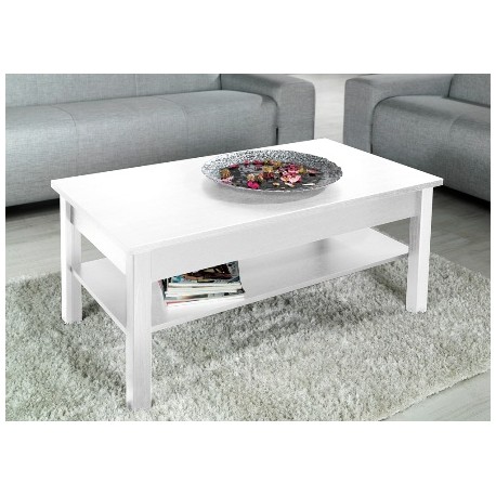 Hvidt Sofabord 110 x 60 cm
