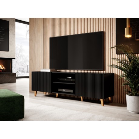 PAFOS TV bord 150 2D2K Sort/Sort