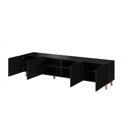 PAFOS TV bord 200/4D Sort/Sort