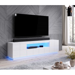 TV bord REJA Hvid glans/Hvid glans