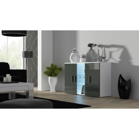 SOHO S7 kommode Hvid/Grå