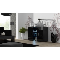 SOHO S7 kommode Sort/Sort