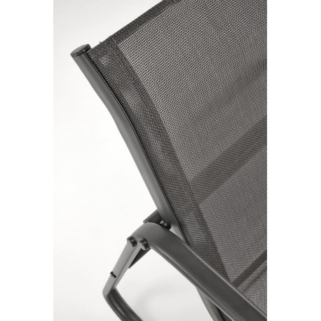 CONOR havesæt sofa + 2 stole + sofabord - mørkegrå og lysegrå