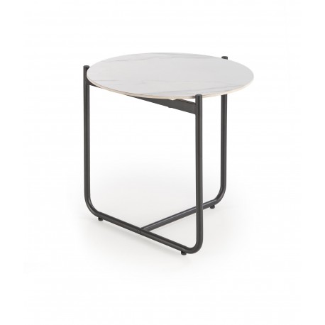 ACUNA S sofabord, Hvid marmor