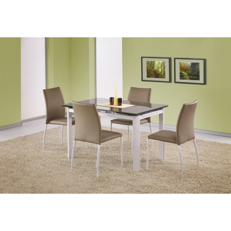 ALSTON Spisebord med udtræk - Beige/Hvid