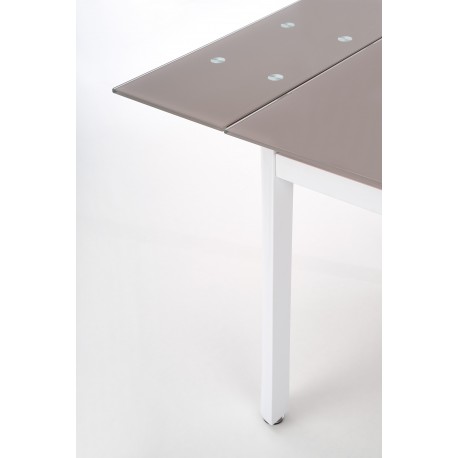 ALSTON Spisebord med udtræk - Beige/Hvid