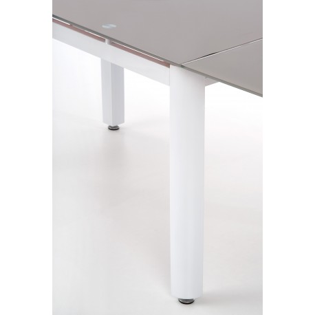 ALSTON Spisebord med udtræk - Beige/Hvid