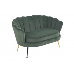 AMORINITO 2 pers. sofa - Mørkegrøn velour