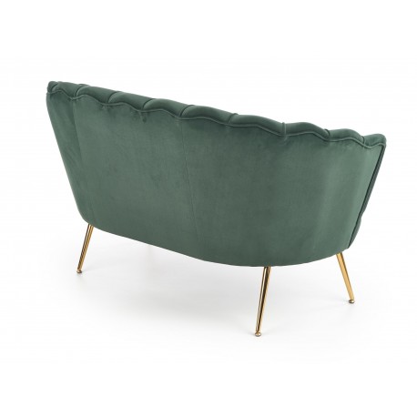 AMORINITO 2 pers. sofa - Mørkegrøn velour