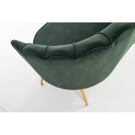 AMORINITO 2 pers. sofa - Mørkegrøn velour