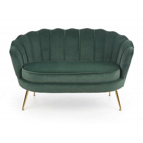 AMORINITO 2 pers. sofa - Mørkegrøn velour