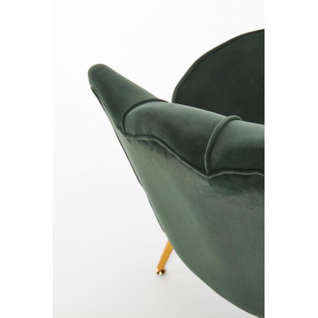 AMORINITO Lænestol - Mørkegrøn Velour