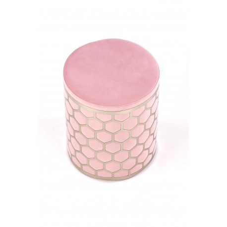 AQUA puf - Rosa, sølv