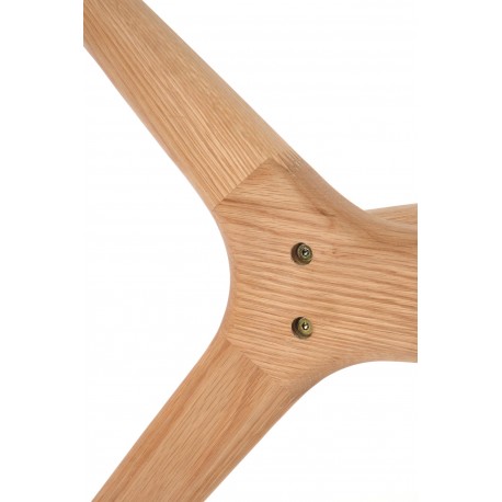 ASHMORE bord, - top - transparent, ben - Naturlig