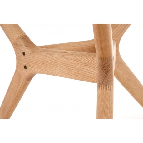 ASHMORE bord, - top - transparent, ben - Naturlig