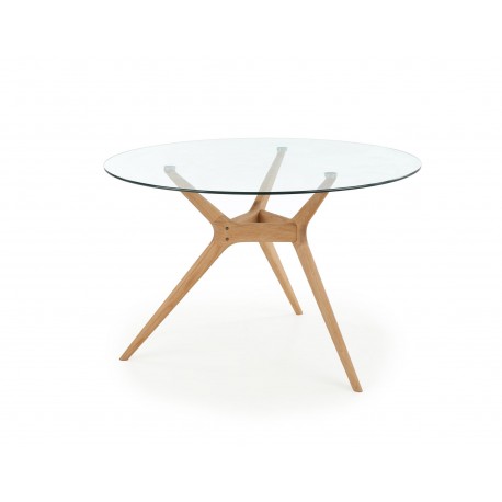 ASHMORE bord, - top - transparent, ben - Naturlig