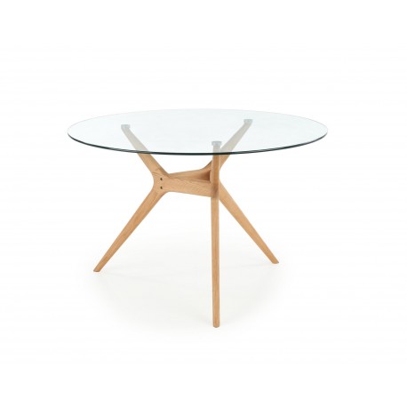 ASHMORE bord, - top - transparent, ben - Naturlig