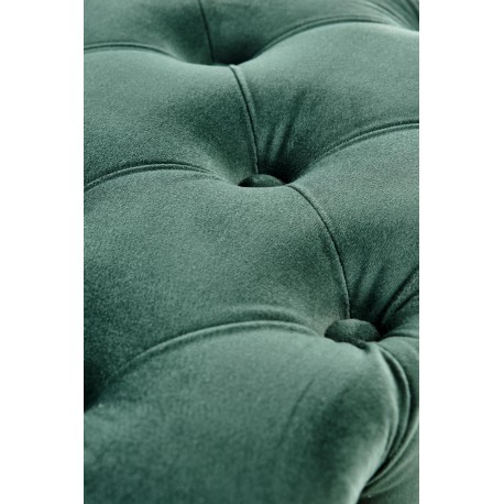 ATHENA bænk - Mørkegrøn/guld