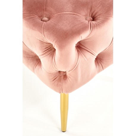 ATHENA bænk - Pink/guld