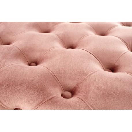 ATHENA bænk - Pink/guld