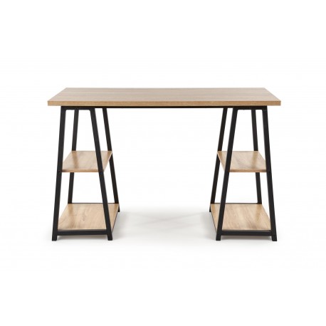 B44 skrivebord Sonoma eg. / Sort