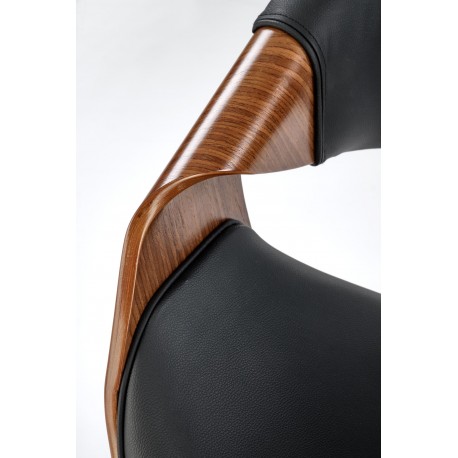 BILBO kontorstol, Sort / Valnød