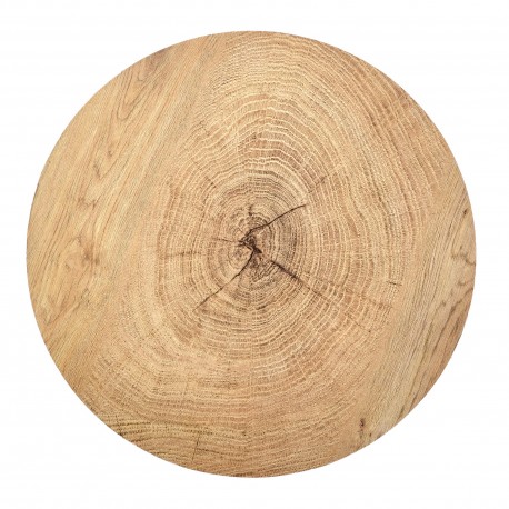 BROOKLYN-S c. bord Naturlig eg / Sort