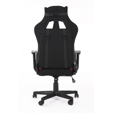 CAYMAN stol, rød/Sort