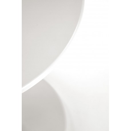 CIRILLA Hjørnebord Ø47cm - Hvid