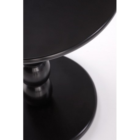 CIRILLA Hjørnebord Ø47cm - Sort