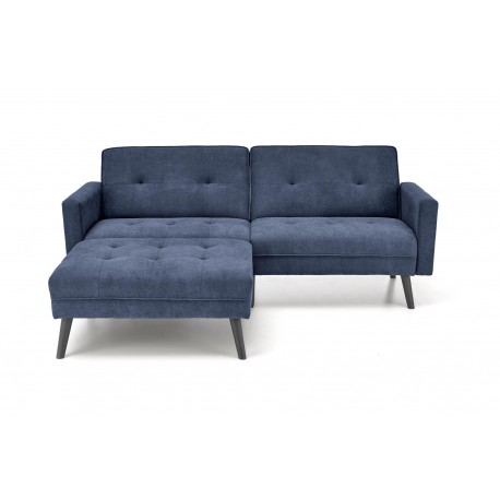 CORNELIUS Sovesofa med skammel - blå