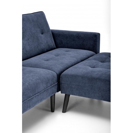 CORNELIUS Sovesofa med skammel - blå