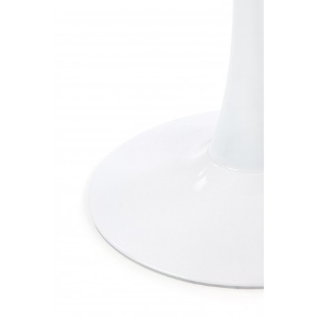 DENVER bord, - top - Hvid marmor, ben - Hvid