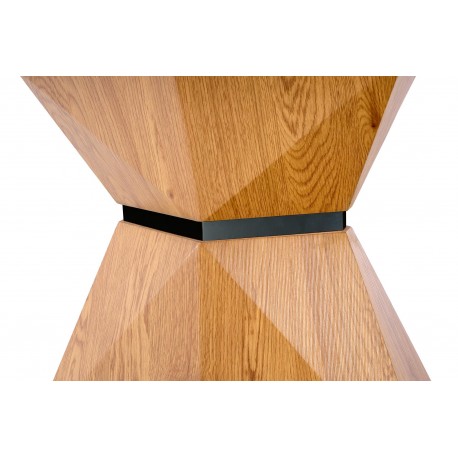 DIAMOND bord gyldent egetræ, ben gyldent egetræ