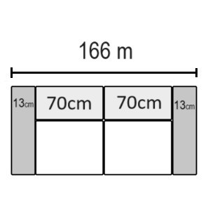 166 cm